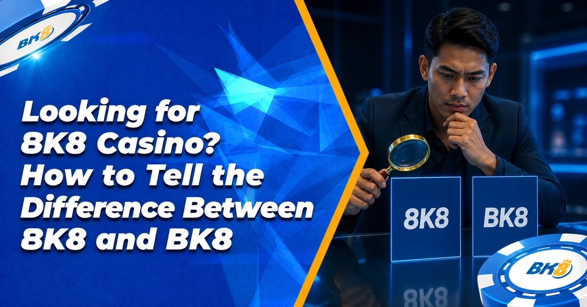 Looking for 8K8 Casino? How to Tell the Difference Between 8K8 and BK8