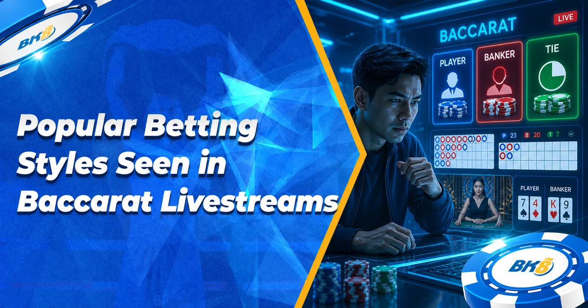 Popular Betting Styles Seen in Baccarat Livestreams